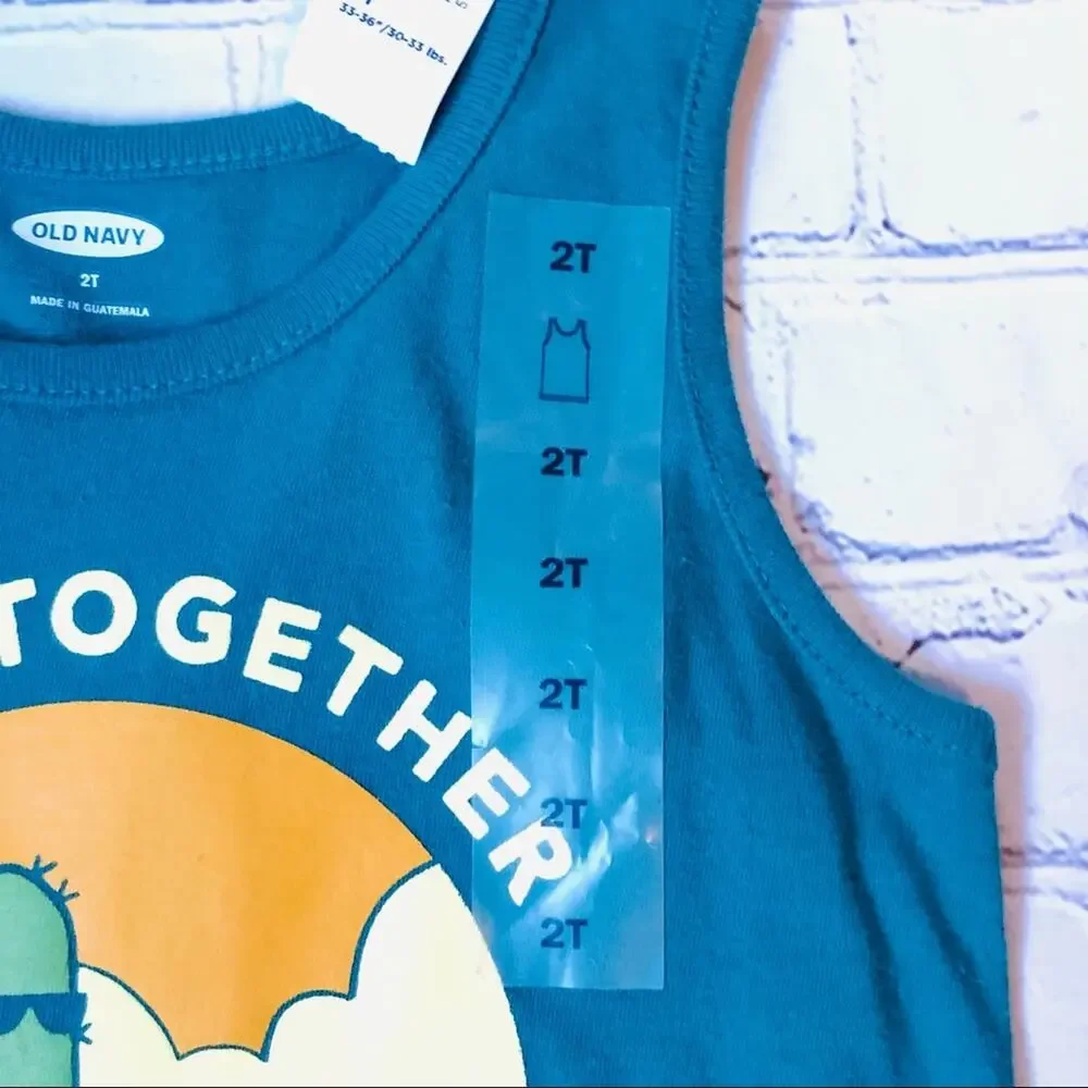 Old Navy Baby Graphic Sleeveless Tank Sz 2T